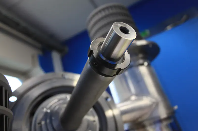 Bildausschnitt der Rotor-Motor-Einheit von Jetmill GmbH