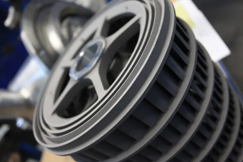 Bildausschnitt der Rotor-Motor-Einheit von Jetmill GmbH